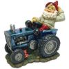 Design Toscano Plowing Pete on His Tractor Garden Gnome Statue QL153684